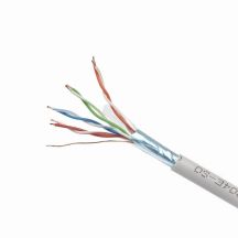 GEMBIRD FPC-5004E-SOL/100 Netzwerkkabel (F/FTP; 100 m; Kat. 5e; grau)