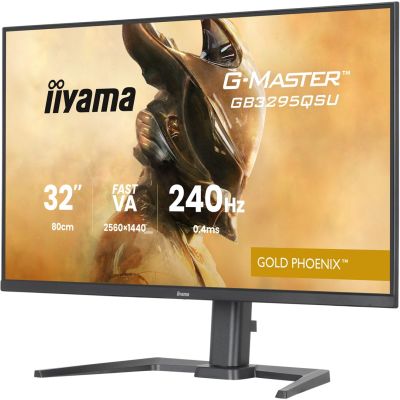 3. iiyama G-MASTER GB3295QSU-B1 Computermonitor 80 cm (31,5") 2560 x 1440 px Quad HD LED Schwarz
