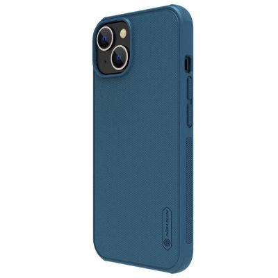 2. Nillkin Super Frosted Shield Pro Hülle für iPhone 14 Plus Rückseite blau