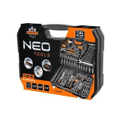4. Neo 10-078 Schlüssel- und Werkzeugsatz 233 Zubehörteile