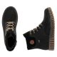14. Wasserdichte schwarze Damen-Trekkingstiefeletten Rieker Y3433-00