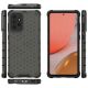 12. Honeycomb Handyhülle Schutzhülle mit TPU Rahmen für Samsung Galaxy A72 4G schwarz