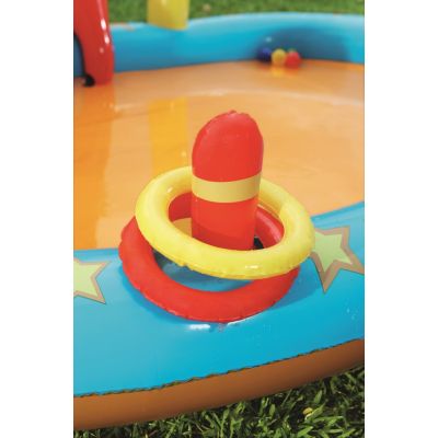 19. Bestway 53068 Aufblasbarer Spielplatz 435x213x117cm