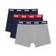 Puma Herren-Boxershorts, 3er-Pack, Marineblau, Grau, 947130 05