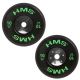 8. BTBR Set Olympische Bumper Plates - 2x (10kg, 15kg, 20kg, 25kg) HMS BTBR SET