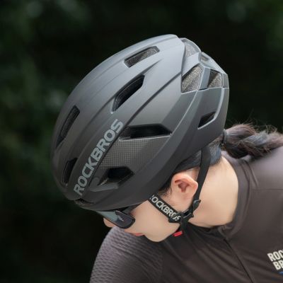 2. Rockbros LK-15 Carbonfaser-Fahrradhelm 58-62 cm - Schwarz