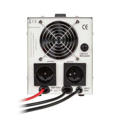 4. KEMOT PROsinus-500 Notstromversorgung, reiner Sinuswellenwandler mit Ladefunktion 12 V/230 V 500 VA/300 W