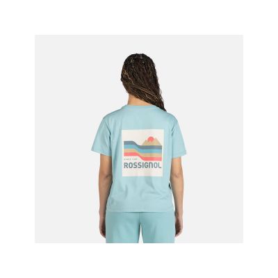 3. Damen-T-Shirt ROSSIGNOL W Waterfall Tee Blau