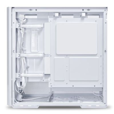 2. Lian Li LANCOOL 207 PC-Gehäuse, Midi-Tower, ATX, gehärtetes Glas – Weiß