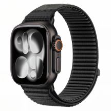 Tech-Protect NylonLoop Armband für Apple Watch 44 / 45 / 46 / 49 mm – Schwarz