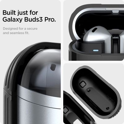 15. Spigen Rugged Armor Samsung Galaxy Buds 3 / 3 Pro Hülle - Schwarz