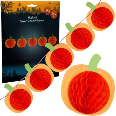 11. Halloween-Kürbis-Dekorationsgirlande