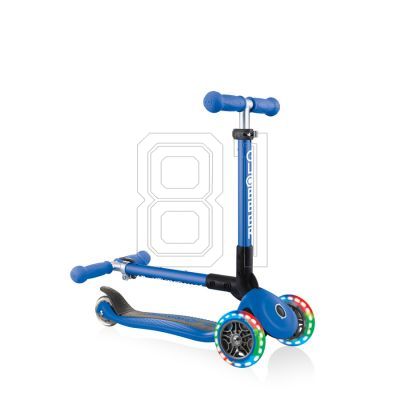 4. Globber Faltbarer 3-Rad-Scooter Lights Navy Blue Jr 437-100