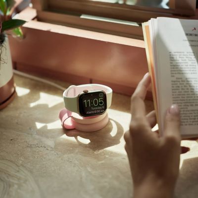 6. Twelve South ButterFly SE - Qi2 kabelloses Ladegerät für zwei Geräte, kompatibel mit MagSafe, USB-C-Kabel im Lieferumfang enthalten (rosa)