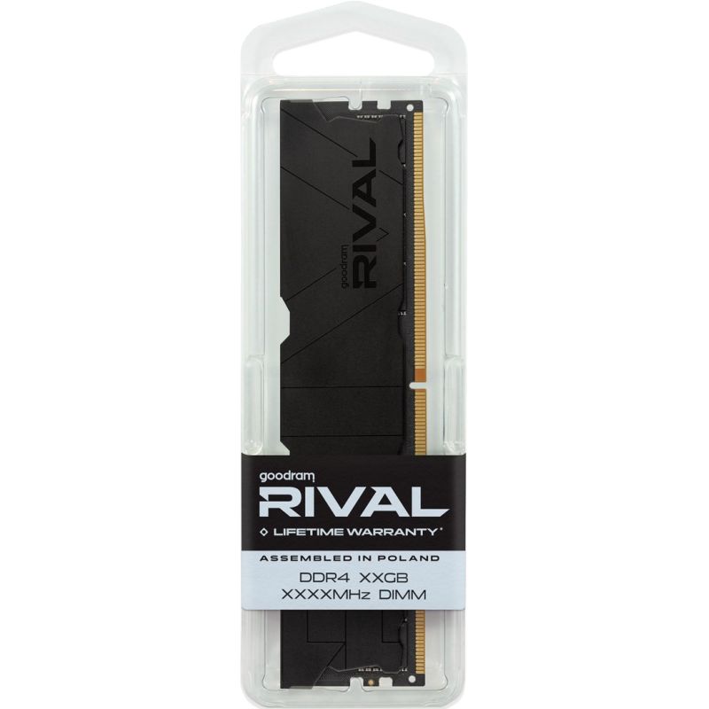 8. DDR4 2x16GB KIT UDIMM goodram RIVAL Tiefschwarz