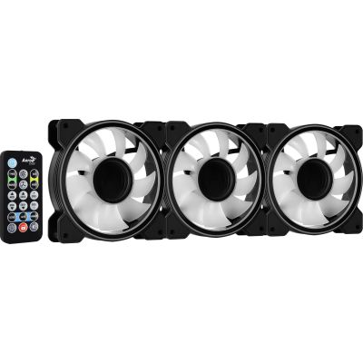 6. Lüfter + Nabe AEROCOOL PGS MIRAGE 12 ARGB PRO (3x120)