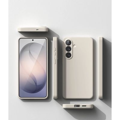 5. Ringke Silikon MagSafe Hülle für Samsung Galaxy S26+ - Beige