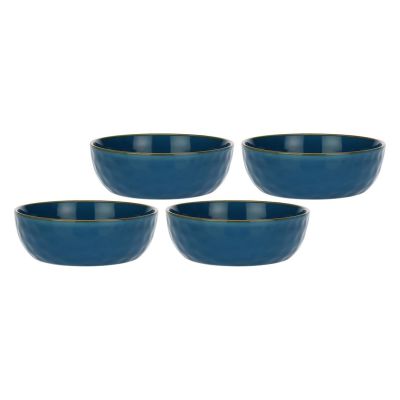 Set mit 4 Concerto Blu Avio Salatschüsseln – Marineblau, 20 cm
