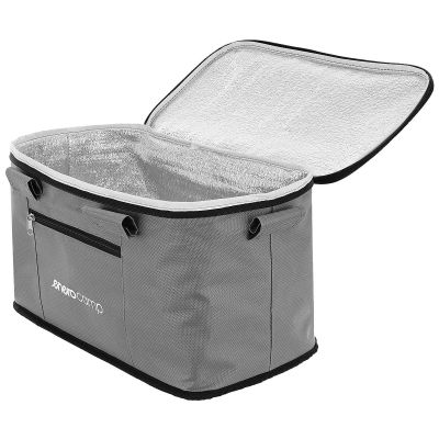 7. Faltbarer Thermokorb für Touristen, 24 l, grau, Enero Camp
