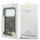 8. Guess IML Script Metal MagSafe Hülle für iPhone 17 Pro – Schwarz und Braun