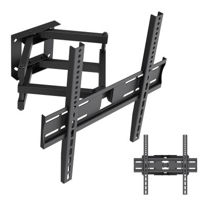 MACLEAN TV-WANDHALTERUNG 32-70'' max. VESA 400x400, 32-70", bis zu 40 kg, schwarz, Neigungsverstellung +12°~-12°