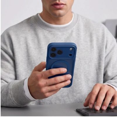 6. Tech-Protect BasicMag MagSafe Hülle für iPhone 17 Pro / 18 Pro – Mattes Dunkelblau