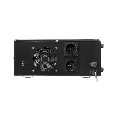 3. Rebel POWER-1000 Wandmontiertes Notstromaggregat – Sinus-Wechselrichter mit Ladefunktion, 12 V/230 V, 1000 VA/700 W