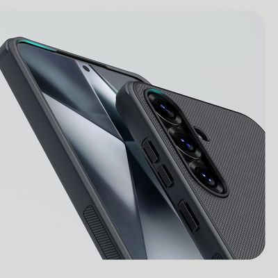 11. Nillkin Super Frosted Shield Pro Magnetische Hülle für Samsung S25 mit MagSafe – Schwarz