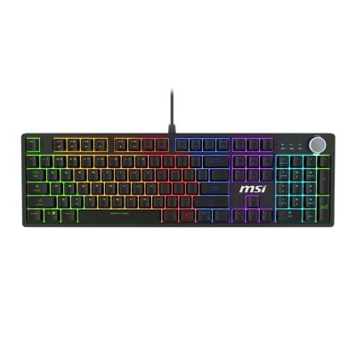 MSI FORGE GK320 RED Gaming USB QWERTY Tastatur Englisch Schwarz