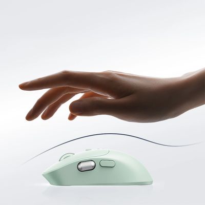 12. Baseus Editor Kabellose Computermaus mit 800-mAh-Akku und Akkuanzeige – Grün