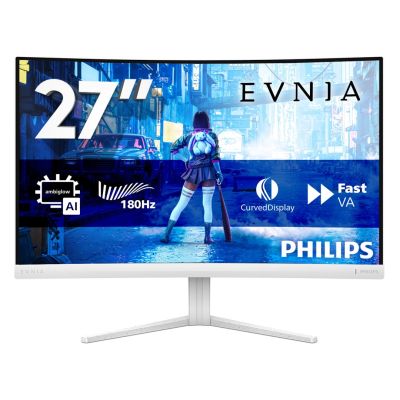 22. Philips Evnia 5000 27M2C5201L/00 LED-Display 68,6 cm (27") 1920 x 1080 px Full HD LCD Weiß