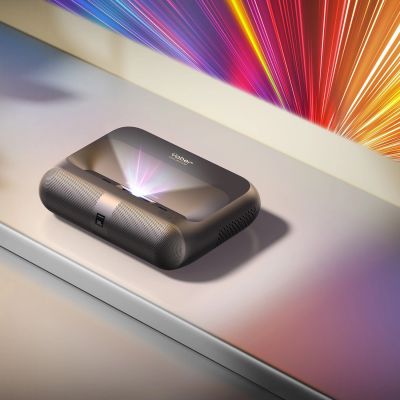 17. Yaber K300s Multimedia-Laser-RGB-FullHD-1080p-Projektor mit JBL-Lautsprechern – Schwarz