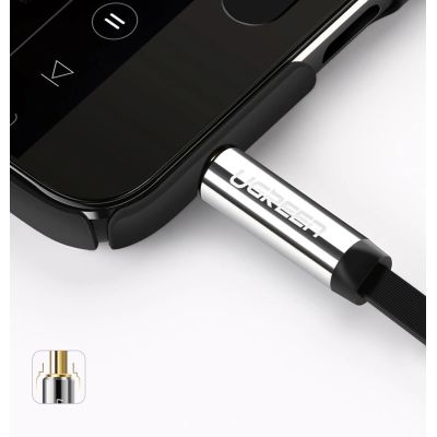 9. Ugreen AUX-Audiokabel 3,5 mm Miniklinke 0,5 m schwarz (AV119 10596)