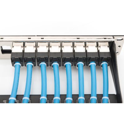 17. Digitus Installationskabel Cat.6A, U/UTP, DCA, AWG 23/1, LSOH, 500 m, Blau, auf Rolle