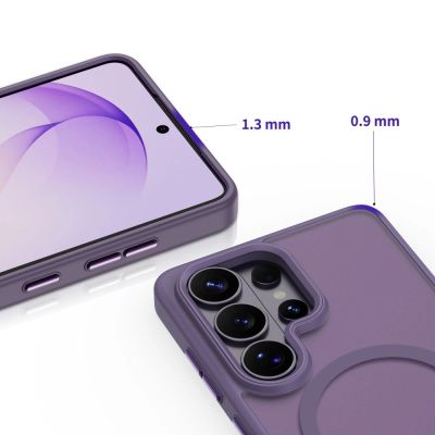 3. Tech-Protect Magmat MagSafe Hülle für Samsung Galaxy S26 Ultra – Mattviolett