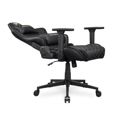 8. COUGAR CGR-AO2-GLB Universal-Gaming-Stuhl, gepolsterter Sitz, Schwarz, Gold
