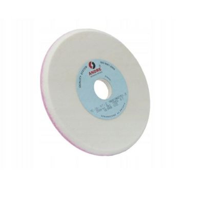 ANDRE PROFILIERTE SCHLEIFSCHEIBE 250 mm x 10/7 mm x 32 mm 99A60N7/CRA60O7 VTE10-35 WEISS-ROSA "TYP 1YC"