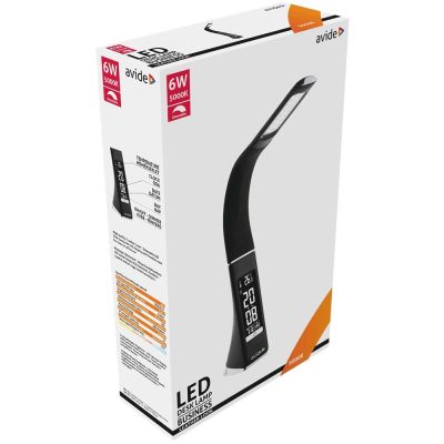 3. Avide ABLDL-BLC-6W-BL LED-Tischleuchte G Schwarz