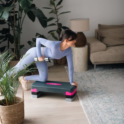 14. HMS Aerobic-Stepper Modell AS002 in Rosa/Grau