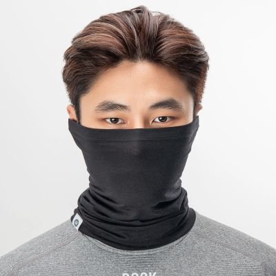 2. Rocbros YDWB005 Thermoschal aus Tencel + Wolle, Einheitsgröße – Schwarz