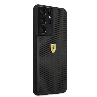 4. Ferrari FESPEHCS21LBK S21 Ultra G996 schwarz/schwarz Hardcase On Track Perforated