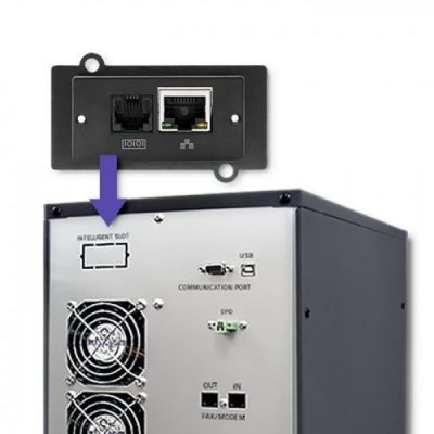 6. Qoltec Online-USV | Reine Sinuswelle | 10 kVA | 8 kW | LCD | USB