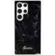 4. Guess GUHCS23LPCUMAK S23 Ultra S918 schwarz/schwarzes Hardcase Marble