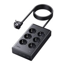 Ugreen S622 Steckdosenleiste, 6×AC + 3×USB + USB-C, GaN, 1,5 m – schwarz