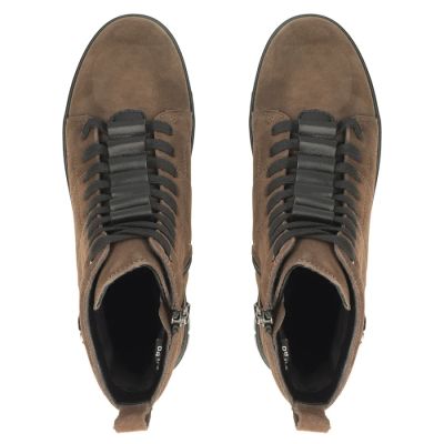 5. Braune Wildleder-Ankle-Boots für Damen, Modell Filippo DBT7273