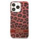 3. Guess GUHCP13LHSLEOR iPhone 13 Pro / 13 6.1" rot/roter Hardcase Leopard