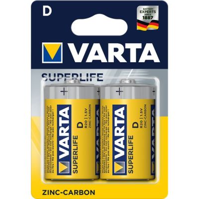 VARTA Superlife R20 D Zink-Kohle-Akkumulator (Zn-C; x 2)