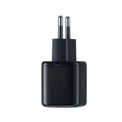 4. Joyroom JR-TG7 33W USB-A + USB-C Wandladegerät mit 60W USB-C auf USB-C 1m Kabel - Schwarz