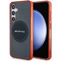 AMG Transparente Bicolor MagSafe-Hülle für Samsung Galaxy S24 – Schwarz