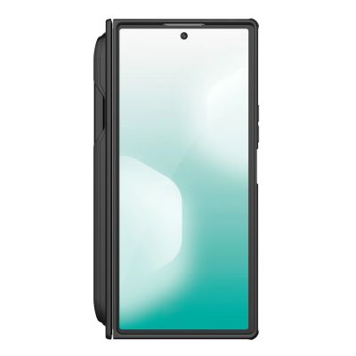 5. Nillkin Super Frosted Shield Fold Magnetische Schutzhülle für Samsung Galaxy Z Fold 7, MagSafe-kompatibel, mit S Pen Space – Schwarz